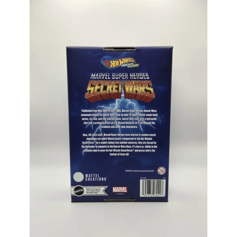 Hot Wheels RacerVerse Marvel Super Heroes Secret Wars Mattel Creations Exclusive